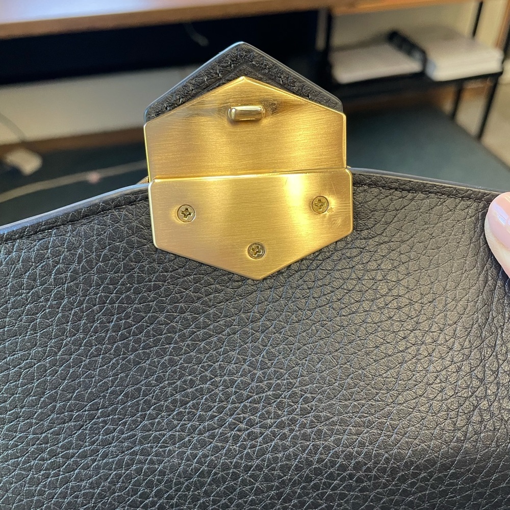 Pourchet Paris Sevres black flap bag small - Picture 13 of 17